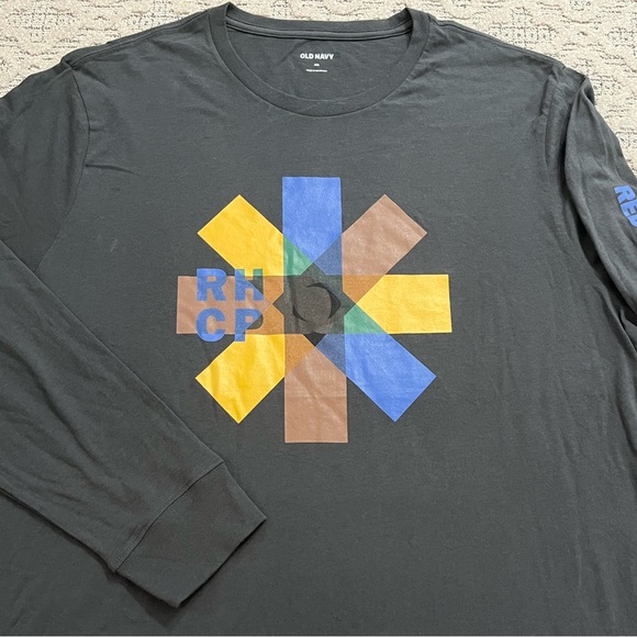 🎸 '21 Red Hot Chili Peppers RHCP Behind The Sun Multi Arm Text Long Sleeve T - Picture 6 of 12